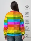 Женский свитшот / POP it вертикальная надпись