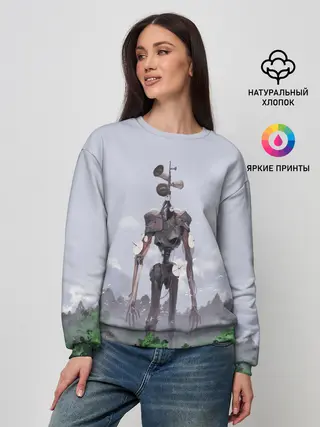 Женский свитшот / СИРЕНОГОЛОВЫЙ / ЛЕС