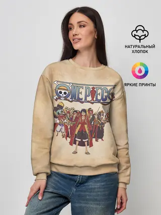 Женский свитшот / Персонажи One Piece. Большой куш