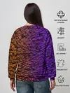 Женский свитшот / Градиентный разлом 3D | 3Д