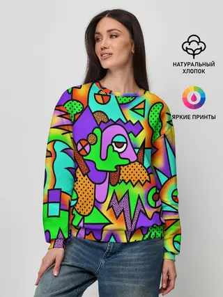 Женский свитшот / Хаус в душе и голове