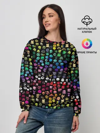 Женский свитшот / ПЕРСОНАЖИ ИГРЫ FNF