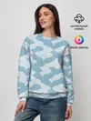 Женский свитшот / Абстрактные волны
