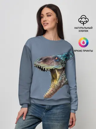 Женский свитшот / Хищный динозавр | Dino