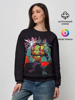 Женский свитшот / Злой Рафаэль