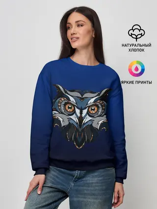 Женский свитшот / Сова