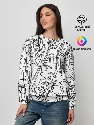 Женский свитшот / Точка воображения