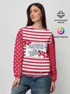 Женский свитшот / Люби меня. Квилтинг .