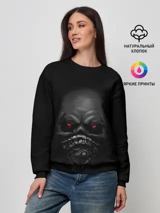 Женский свитшот / ВЗГЛЯД ИЗ ТЕМНОТЫ,