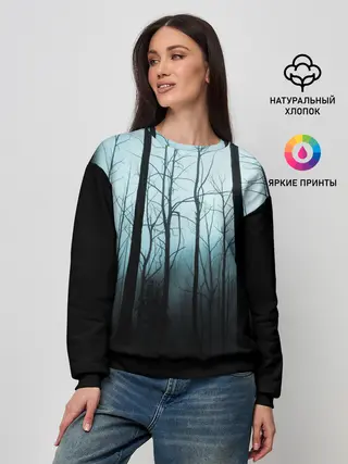 Женский свитшот / ЖУТКИЙ ЛЕС