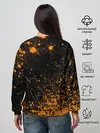 Женский свитшот / Лиса - В Шарфике - Взрыв