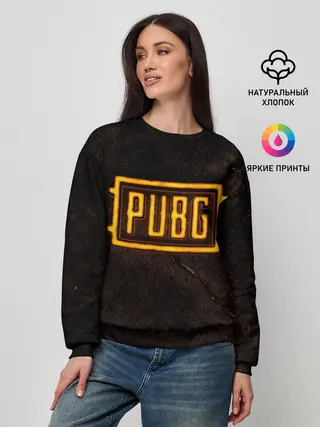 Женский свитшот / PUBG | ПАБГ NEON