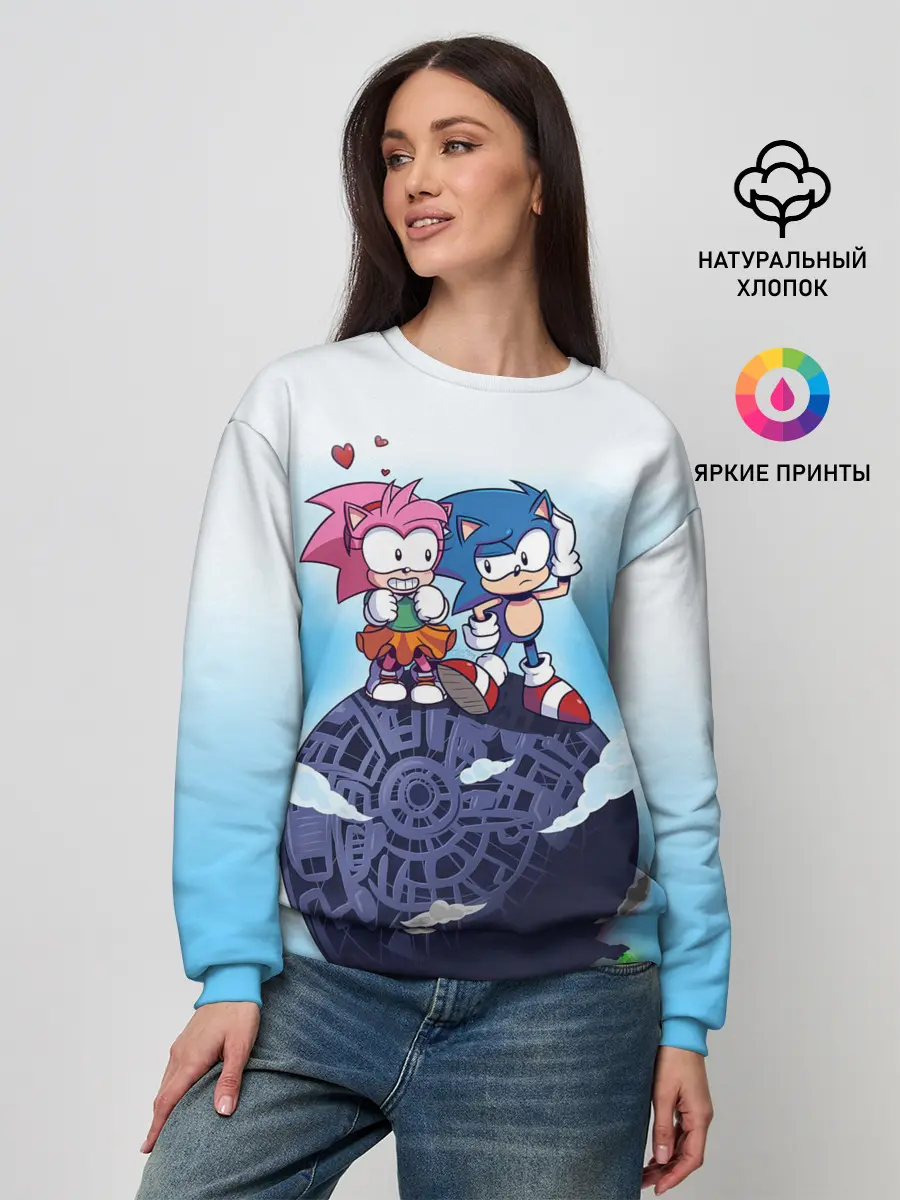 Женский свитшот / SONIC | AMY ROSE