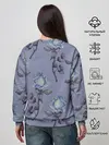Женский свитшот / Голубые розы