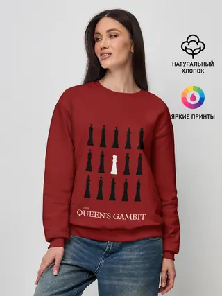 Женский свитшот / Белая королева