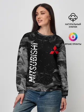 Женский свитшот / MITSUBISHI | ОГОНЬ