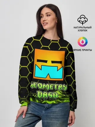 Женский свитшот / Geometry Dash