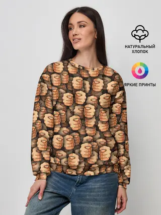 Женский свитшот / Фиг вам