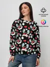 Женский свитшот / Сердца с крыльями
