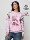 Женский свитшот / Аниме Объятия Любовь Пара