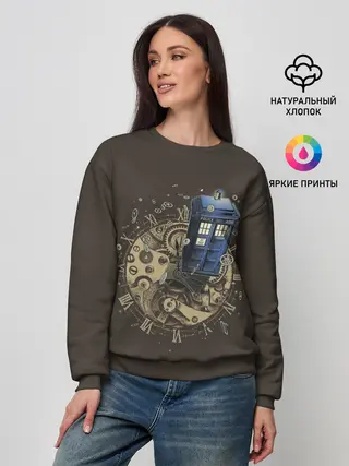 Женский свитшот / Tie to Tardis