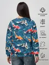 Женский свитшот / Японские карпы