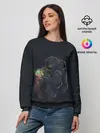 Женский свитшот / Космическая медуза