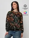 Женский свитшот / Мраморная паутинка