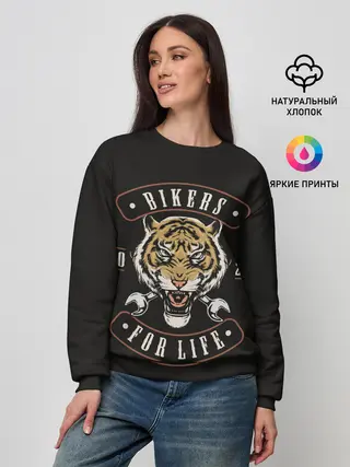 Женский свитшот / Bikers for life