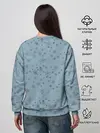 Женский свитшот / Зима снежинки