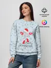 Женский свитшот / Рождественская метель