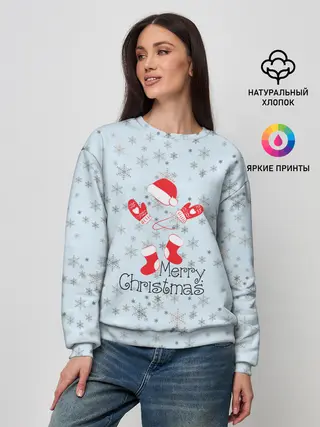 Женский свитшот / Рождественская метель