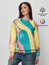 Женский свитшот / осенний красочный развод