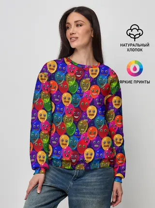 Женский свитшот / Шарики
