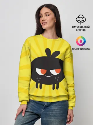 Женский свитшот / Toca Boca Yellow