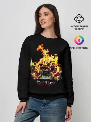Женский свитшот / Revolution Radio Green Day