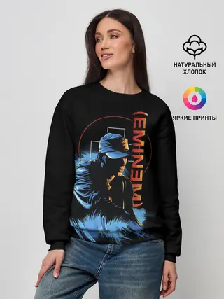 Женский свитшот / Эминем на концерте