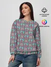 Женский свитшот / Символы хиппи