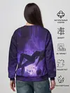 Женский свитшот / Space X Girl in zero gravity
