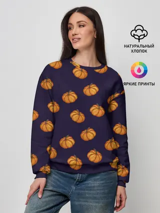 Женский свитшот / Тыквенный