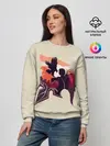 Женский свитшот / Кассандра с ястребом