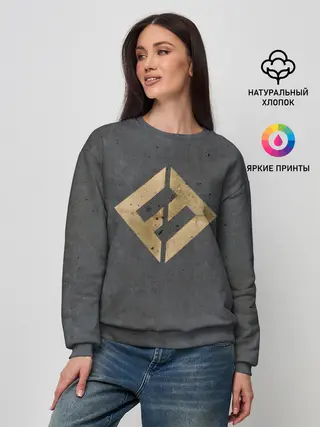 Женский свитшот / Concrete and Gold - Foo Fighters