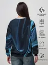 Женский свитшот / Космическая волна