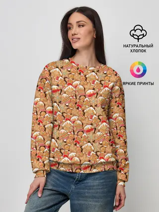 Женский свитшот / Праздничное Печенье