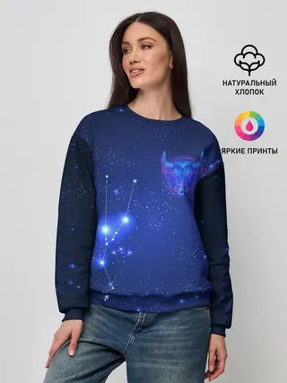 Женский свитшот / Знак зодиака - Телец