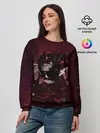 Женский свитшот / Аста Черный клевер Red style