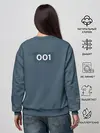 Женский свитшот / Игра в кальмара | Игрок 001
