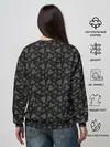 Женский свитшот / Абстракция из разноцветных треугольников