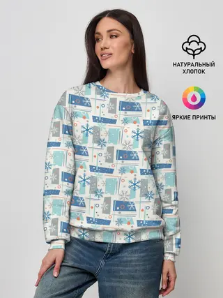 Женский свитшот / Зимний Дизайн