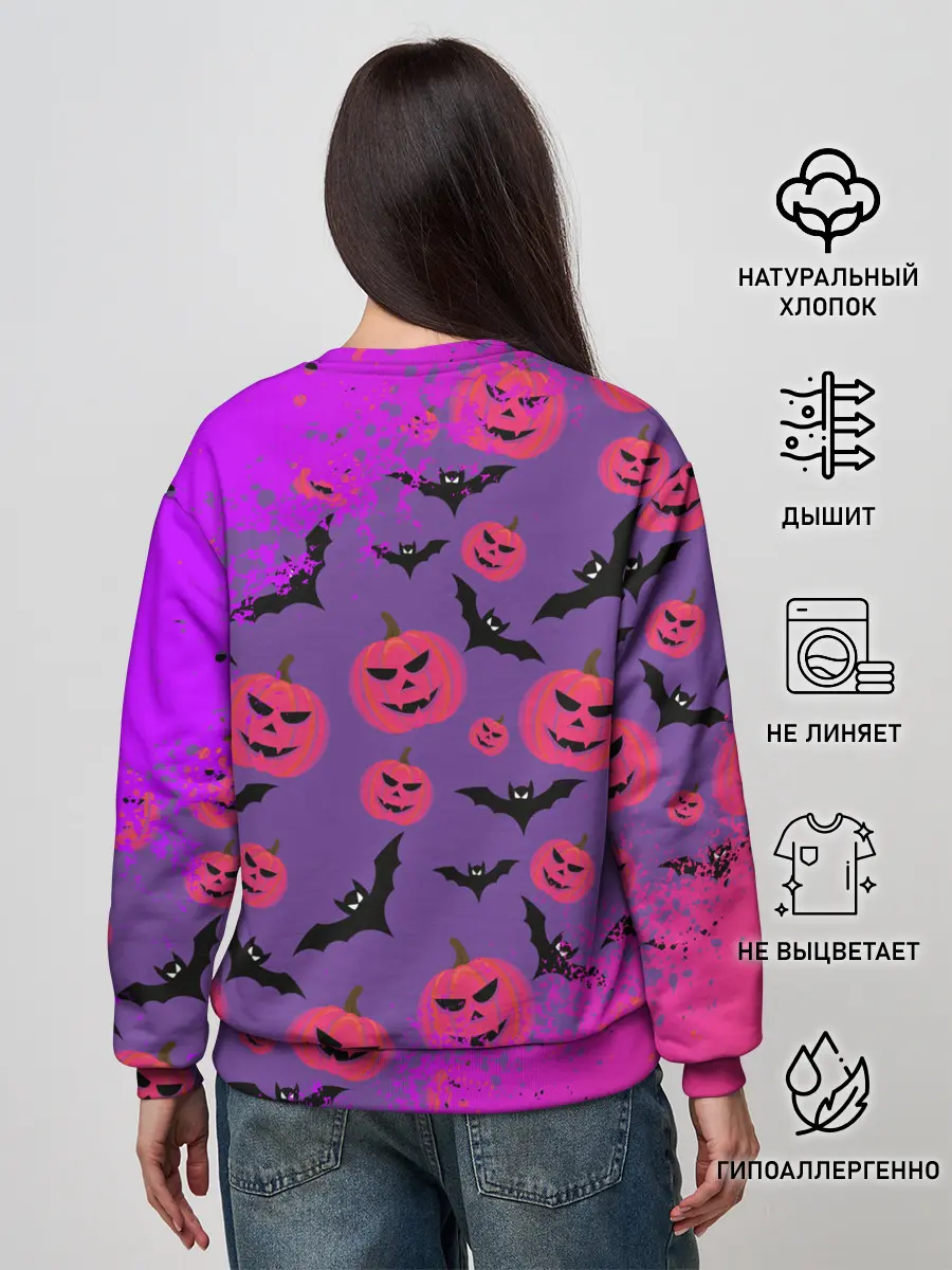 Женский свитшот / HALLOWEEN NEON